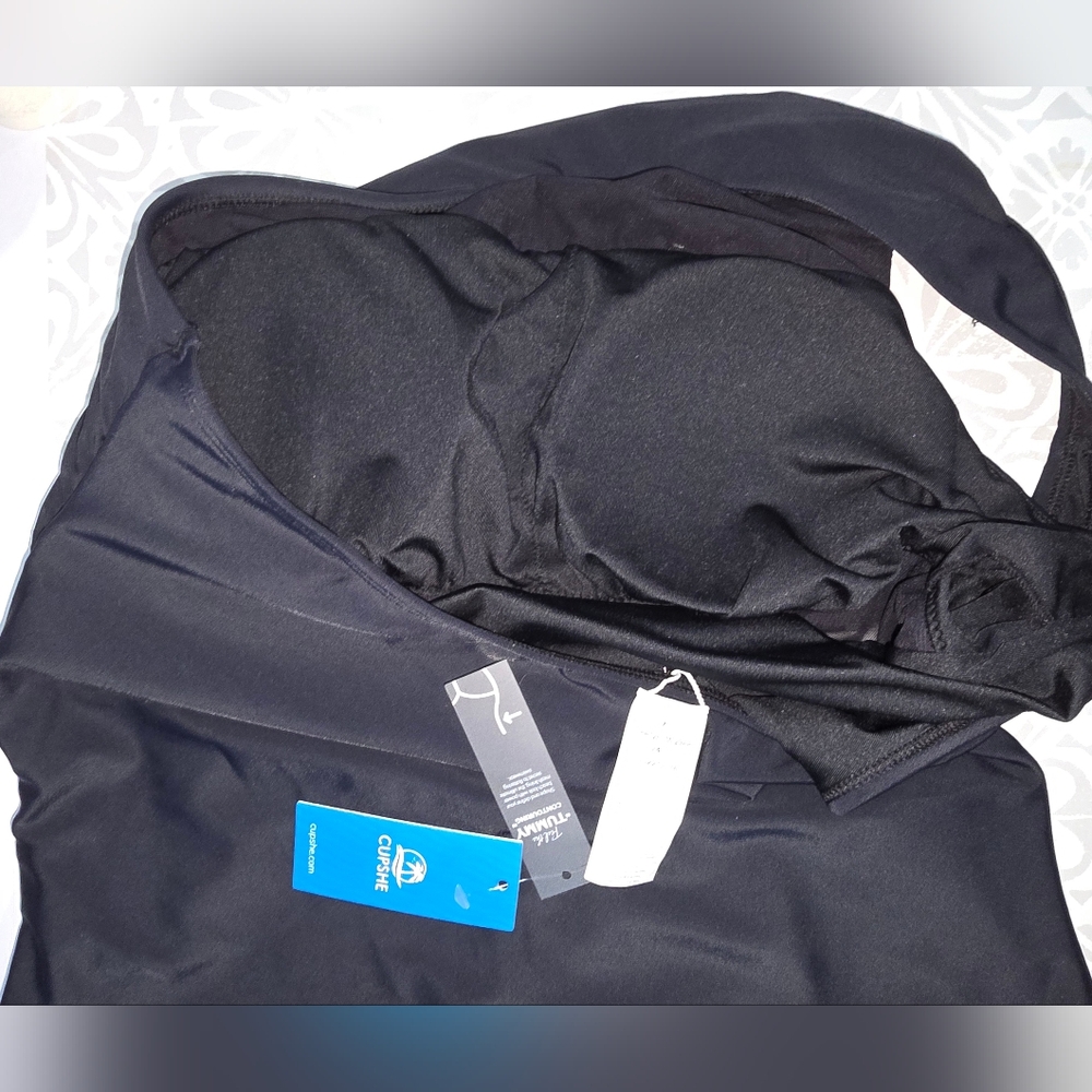 NWT One Shoulder Black Swimsuit | Size: XL - Picture 7 of 11